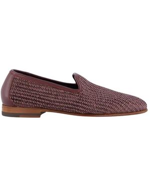 Manolo Blahnik Loafers - Red
