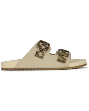 Burberry Sliders - Natural