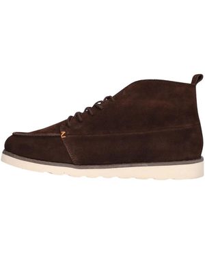Hub Schoenen ,Bruin ,Suède Malden