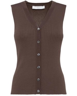 Tela Cardigans - Marrone