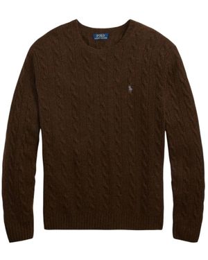 Ralph Lauren Round-Neck Knitwear - Marron