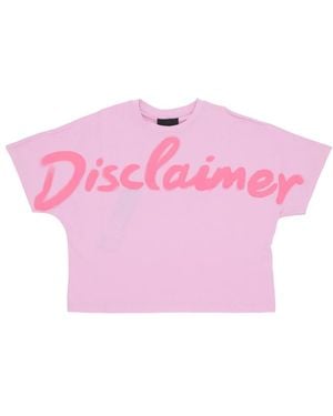 DISCLAIMER T-Shirts - Pink