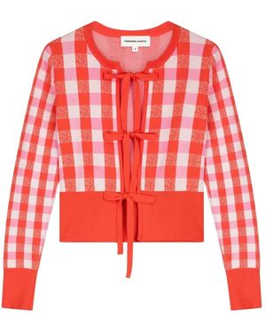 FABIENNE CHAPOT Cardigans - Rojo