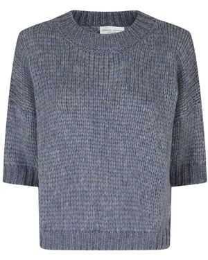 Roberto Collina Rundhals-Pullover - Blau