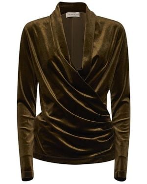 Blanca Vita Long Sleeve T-Shirts - Green