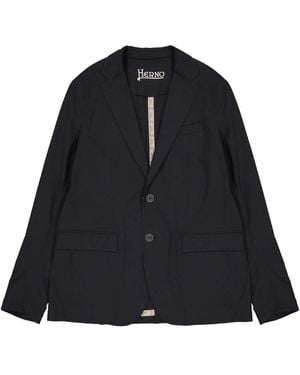 Herno Einreihiger Blazer - Schwarz