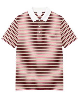 A.P.C. Tops ,Rood ,Katoen Oscar Polo