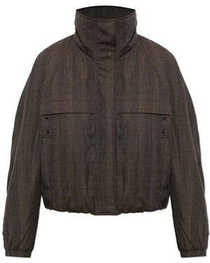 Acne Studios Wollmischungs-Karojacke - Grau