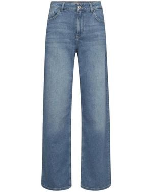 Mos Mosh Jeans ,Blauw ,Straight Jeans