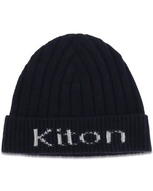 Kiton Wollmütze - Blau