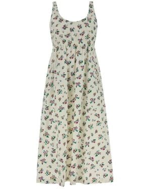 Tory Burch Midi Dresses - Natural