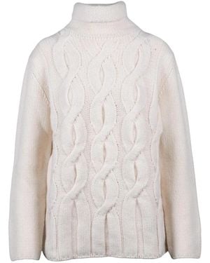 Kangra Cable Knit Sweater - Wit