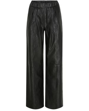 Notyz Leather Pants - Black