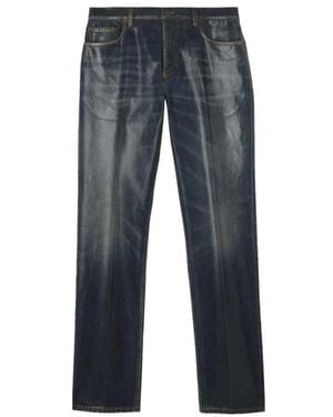 Burberry Straight Fit Jeans - Blue
