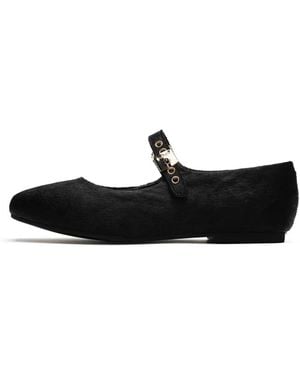 Scholl Ballerina Shoes - Black