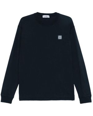 Stone Island T-Shirts Und Polos - Blau