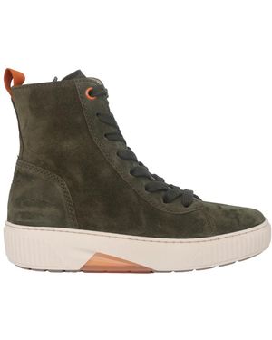 Gabor Lace-Up Boots - Vert