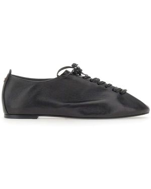 Halmanera Schoenen ,Zwart ,Leer Dave Veterschoen
