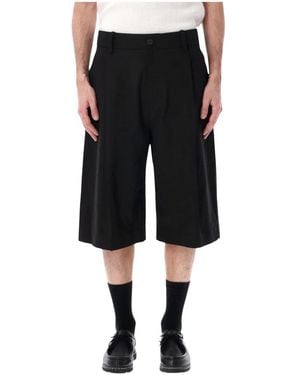 Studio Nicholson Long Shorts - Black
