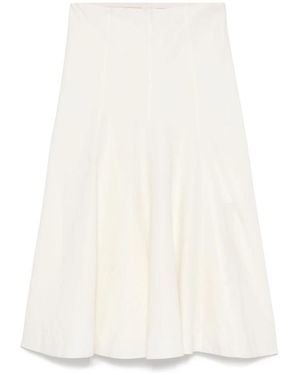 KHAITE Midi Skirts - Blanco
