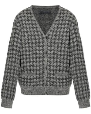 AllSaints Truien & Vesten ,Grijs ,Wol Zain Cardigan