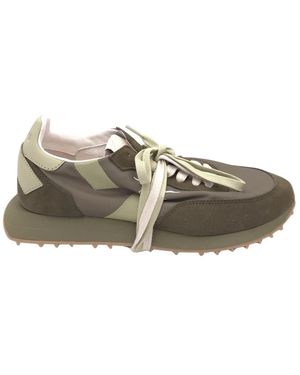GHŌUD Schoenen ,Groen ,Katoen Rush Monoblock Sneakers - Grijs
