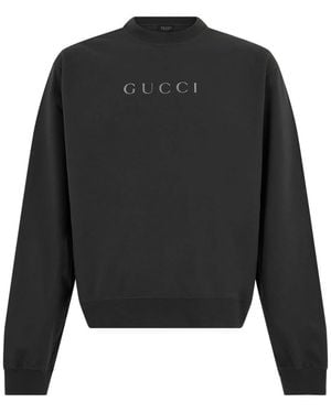 Gucci Sweater Met Logo - Zwart