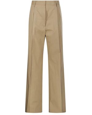 Dries Van Noten Wide Trousers - Neutre