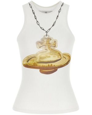 Vivienne Westwood Orb 90S Tanktop - Wit