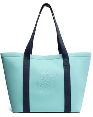 Vilebrequin Tassen ,Blauw ,Katoen Neoprene Strandtas Effen
