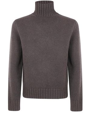 Studio Nicholson Neat Fit Crew Neck Pullover - Grau