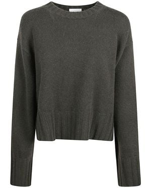 Allude Cashmere Knit Sweater - Grijs