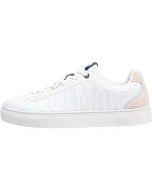 Colmar Weiße Sneakers Mit Nylon- Und Lederelementen