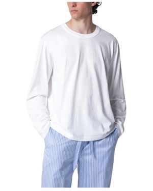 Tekla Long Sleeve T-Shirts - White