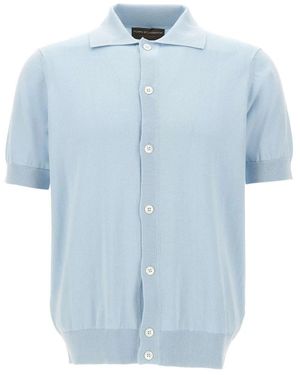 FILIPPO DE LAURENTIIS Truien & Vesten ,Blauw ,Katoen Sublime Katoenen Shirt