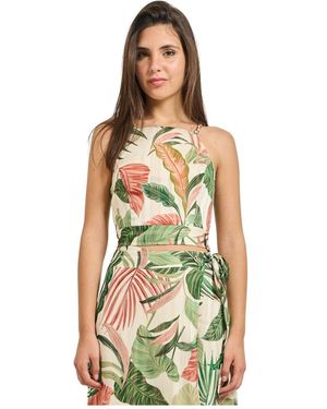 Guess Gaelle Crop Top - Groen