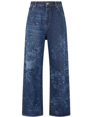 Roberto Cavalli Wide Jeans - Blue