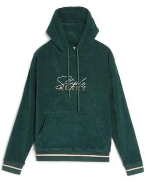 Autry Katoenen Hoodie Met Verstelbaar Trekkoord - Groen