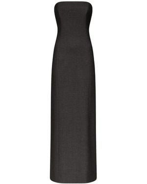 Loulou de Saison Shilo Bustier Maxi Jurk - Zwart