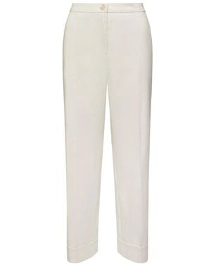 Elena Miro Cropped Pants - White