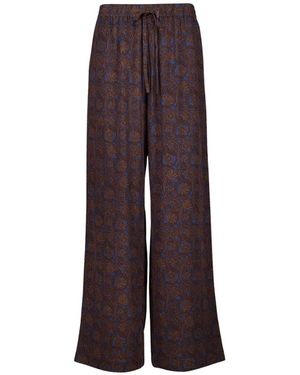 Matteau Marrakesh Seiden Casual Hose - Braun