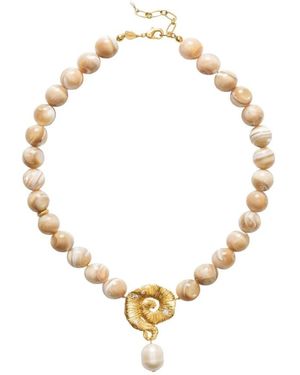 Anni Lu Accessoires ,Jetset Gems Ketting - Metallic