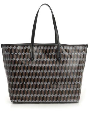 AU DEPART Tote Bags - Negro