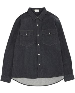 JW Anderson Overhemden ,Blauw ,Denim Denim Shirts - Zwart