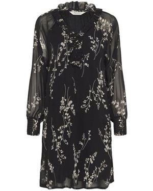 Part Two Short Dresses - Black