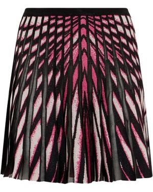 Roberto Cavalli Ray Of Paradise Print Minirock - Lila
