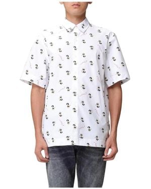 Karl Lagerfeld Short Sleeve Shirts - Wit