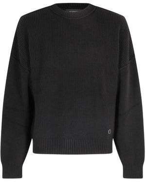 RETERNITY Rundhals-Strickpullover - Schwarz