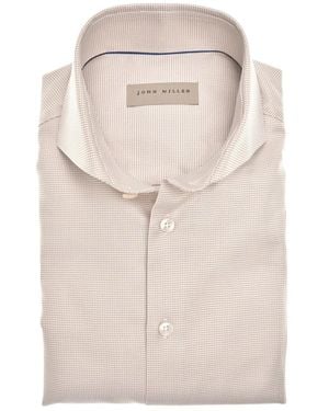 John Miller Formal Shirts - Natural