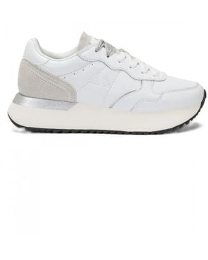 Sun 68 Trainers - White